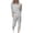 Gray A, variant on Ashirexll Two Piece Sets for Women, Outfits for Women, Loose Solid Color Long Sleeve Casual Pants Sweatsuit Two Piece Set