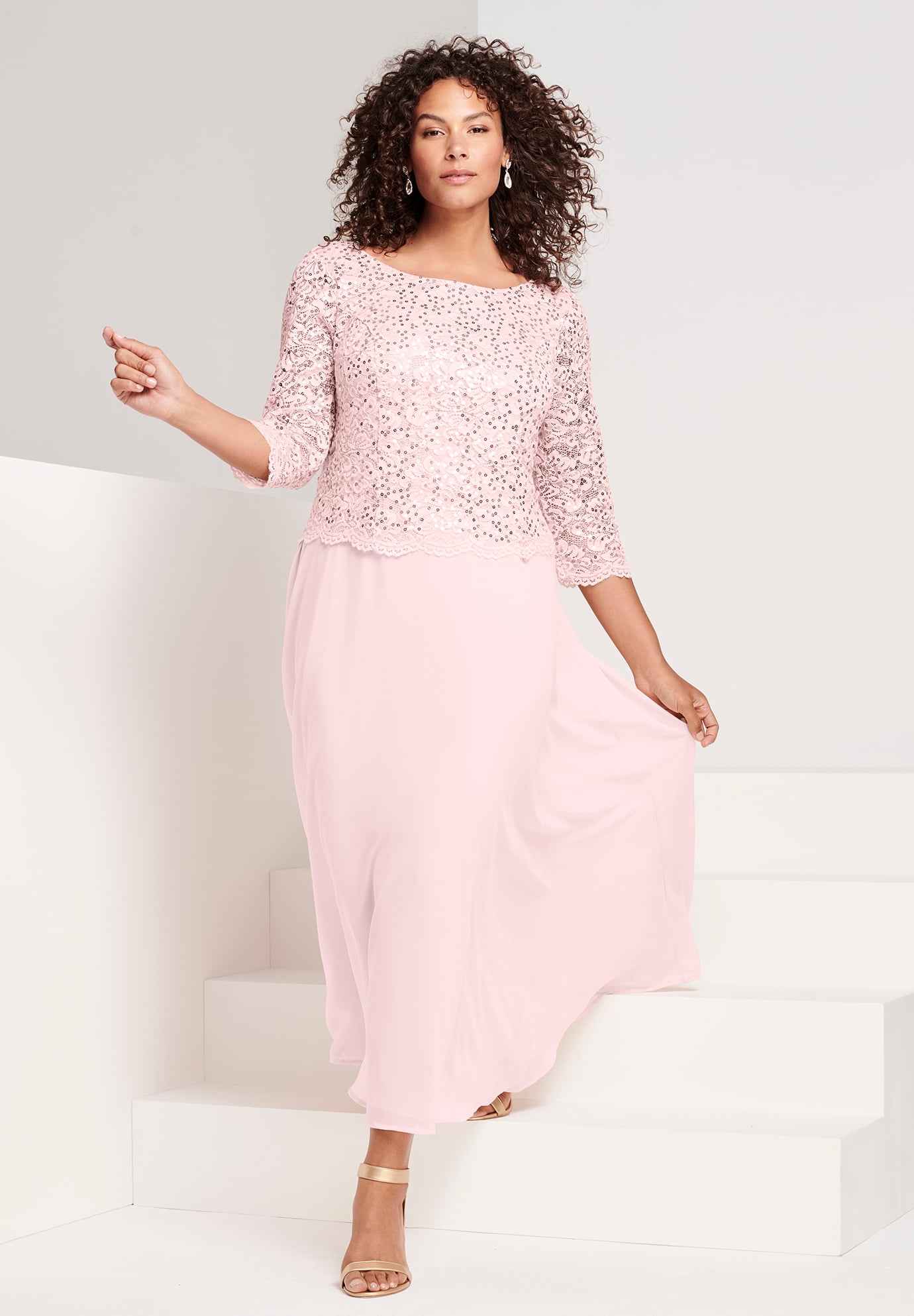 Lace Popover Dress Formal Evening ...