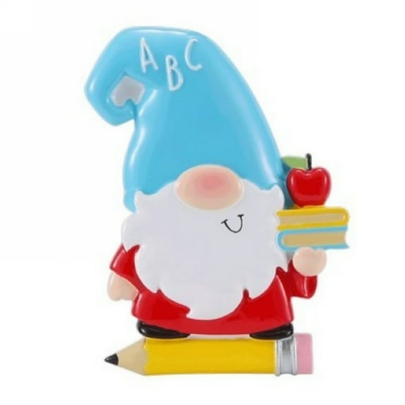 Gnome Teacher Personalized Christmas Ornament