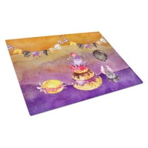 Caroline's Treasures Halloween Sweets Party Glass Cutting Board Large
