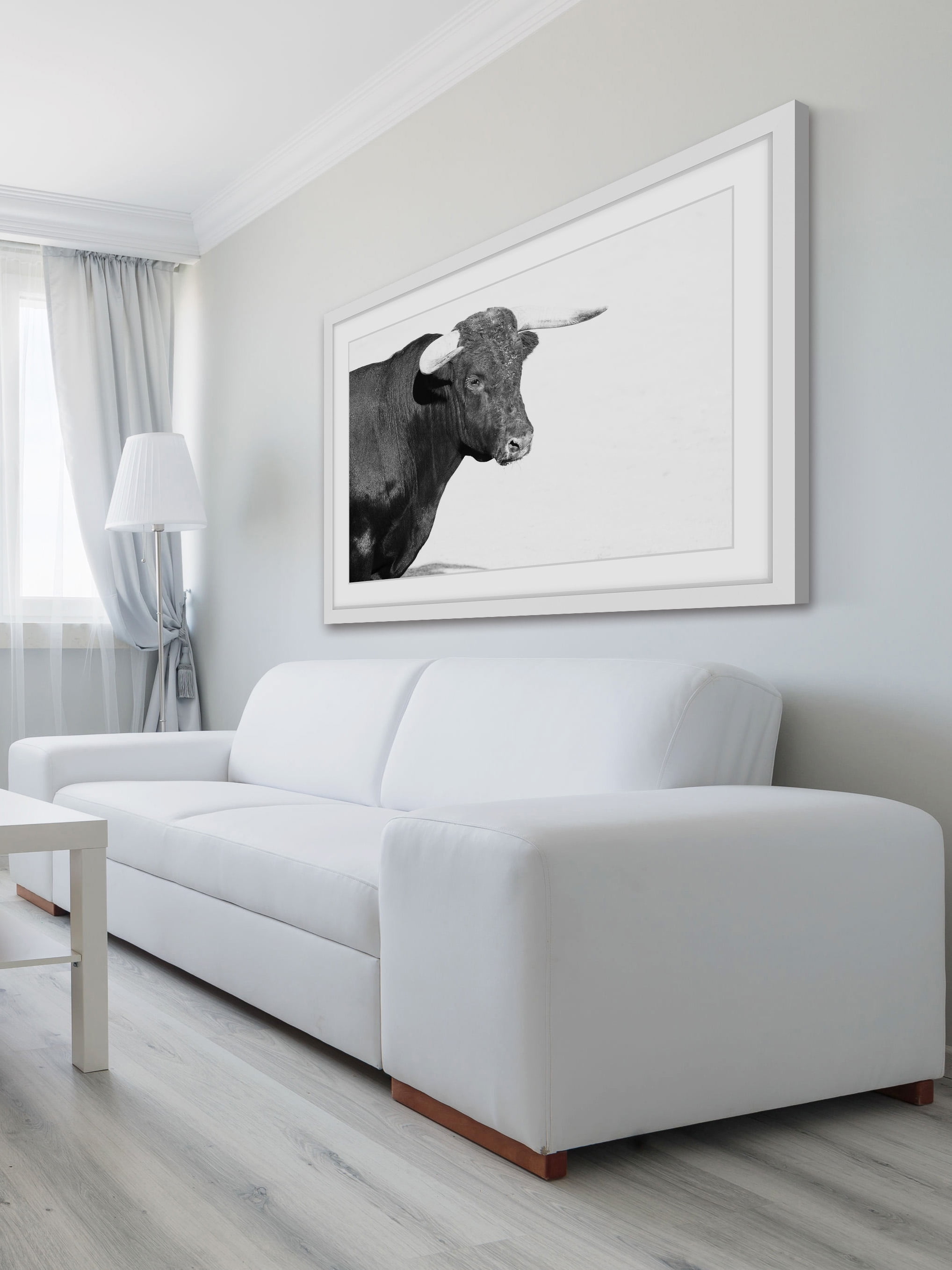 "Horned Beast" Framed Painting Print