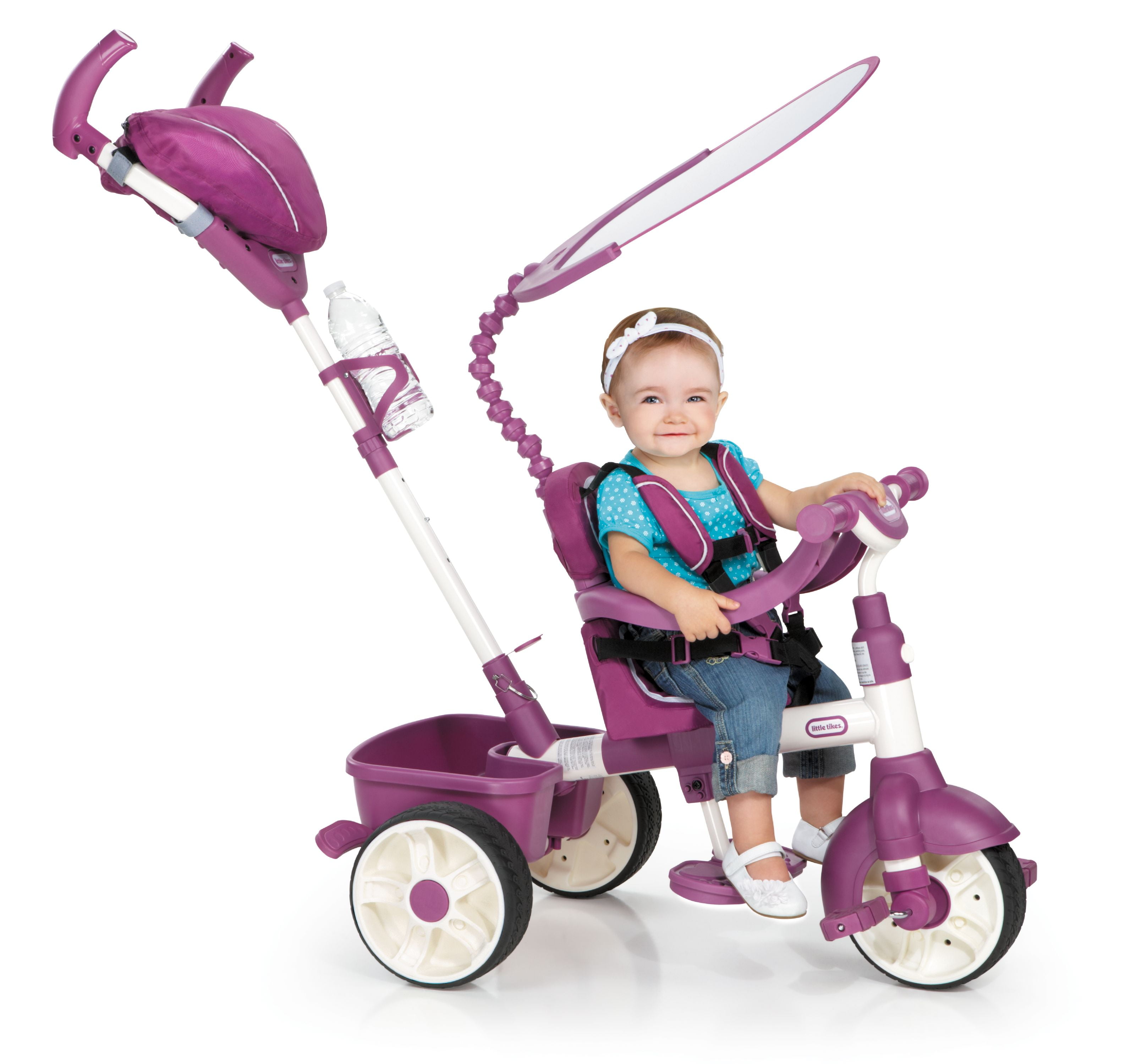 Little Tikes 4-in-1 Sports Edition Trike (Pink/White)