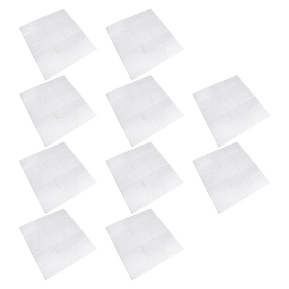 10 Pcs Waterproof Tile Sticker Paintable 3D Stereo Wall Safe Stickers