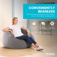 thumbnail image 2 of Intex 68579EP Chaise Longue Gonflable Sans Haricots 42 x 41 x 27 Pouces, Gris, 2 of 6