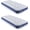 Blue-2pcs, variant on Camping Air Mattress Inflatable Air Bed Flocked Surface Travel Bed Sleeping Pad Air Bed for Outdoor Camping Tent Guest Travelling