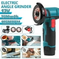 thumbnail image 5 of Vtin Cordless Angle Grinder, 12V Battery Mini Brushless Power Motor 19500rpm Angle Grinder for Metal Wood Polishing, Thin Steel, Hand Cut Off Electric Grinding Tool, 5 of 12