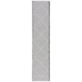 thumbnail image 2 of SAFAVIEH Augustine Heathe Trellis Runner Rug, Ivory/Black, 2' x 9', 2 of 11
