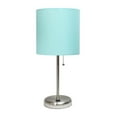 thumbnail image 1 of LimeLights Stick Lamp with USB charging port and Fabric Shade, 1 of 8
