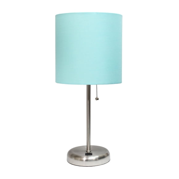 Lampe bâton LimeLights avec port de charge USB et abat-jour en tissu