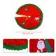 thumbnail image 1 of 90cm Papá Noel Falda de árbol de Navidad Decoración de vacaciones de Navidad Adorno Fiesta en casa Falda de árbol Alfombrilla Delantal Inevent JJ8810-05, 1 of 6