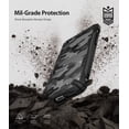 thumbnail image 4 of Ringke Fusion-X Case Compatible with iPhone 7, Transparent Hard Back Shockproof Advanced Bumper Cover - Camo Black, 4 of 9