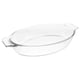 thumbnail image 4 of Clear Pie Pan Glass Baking Dish Baking Plate Roasting Cheese Pan with Double Handle, 4 of 6