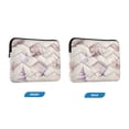 thumbnail image 7 of FORMRS 13"-13.3" Laptop Sleeve Protective Case Soft Carrying Quilted Computer Bag Cover, Purple Watercolor Seashells, 7 of 7