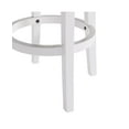 thumbnail image 3 of Alaterre Furniture Clara Swivel Backless Bar Height Wood Stool, White, 3 of 6