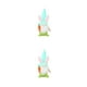 thumbnail image 4 of Wosthever Decoraciones de Pascua Decoración del festival Muñecos de conejito de peluche Decoración de fiesta de primavera Diseño de escena Verde 2piezas, 4 of 6
