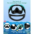 thumbnail image 4 of Swim Goggles with Nose Cover,Latest HD 3-Window Wide Vision Lens Snorkel Mask Anti-Fog&Leak for Adults Youth and Kids Swimming Snorkeling Diving, 4 of 10