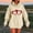 Beige Sweatshirt for Winter, variant on Women's Heart Print Oversized Hoodies Winter Warm Sweatshirts Hooded Pullover Fashion Casual Tops Sweater Trendy Outfits Blue S