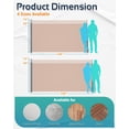 thumbnail image 2 of Retractable Side Awning, 118"x 71" Outdoor Side Awning, Folding Privacy Screen, 180g/㎡ Premium Polyester Fabric Room Divider for Patio, Garden and Terrace, Beige, 2 of 7