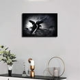 thumbnail image 2 of Gothic Dark Fallen Angel Poster Canvas Painting Art Poster Canvas Painting Prints Wall Art Pictures for Living Room Bedroom Decor, 2 of 6