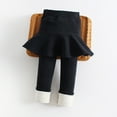 thumbnail image 2 of FAOWME Toddler Trendy Girls Leggings Skirt Ruffle Skirt Pants Kids Black 5-6 Years, 2 of 6