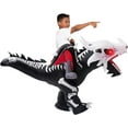 thumbnail image 6 of Joyfy Halloween Inflatable Costume for Kids, LED Light Eye Dragon Skeleton Inflatable Costume, Deluxe Horse Riding Costume for Halloween Costume Party, 6 of 7