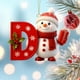 thumbnail image 4 of Decoraciones Del Árbol de Navidad 26 Letras Ornamentos Colgantes de Bricolaje para la Decoración Colgante Del Árbol de Navidad, 4 of 6