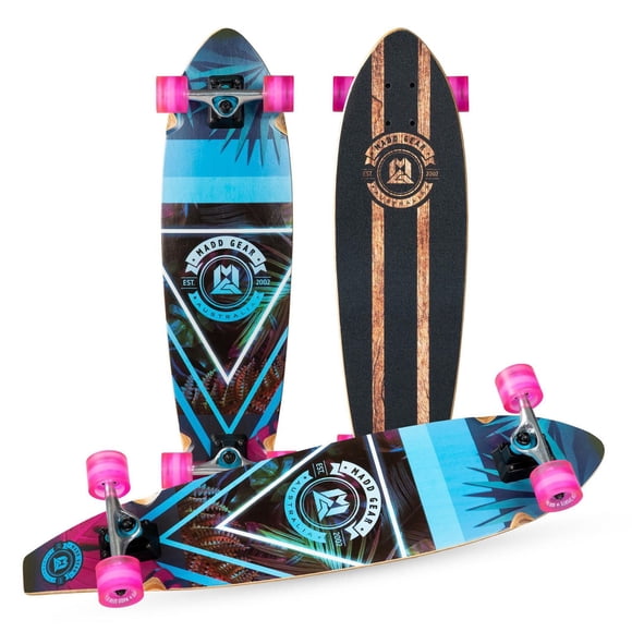Madd Gear 36" Maple Complete Longboard Skateboard - Assorted