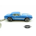 thumbnail image 2 of Keychain 1967 '67 Pontiac Firebird 400 Blue Car Rare Novelty 1:64 Diecast, 2 of 4