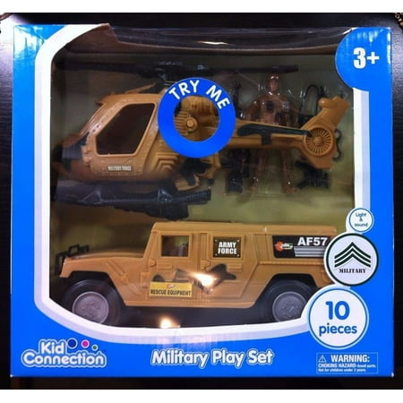Kid Connection Action Vehicle Play set (10 Pieces)