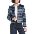 thumbnail image 3 of Nanette Nanette Lepore womens  Knit Jacket, s, Blue, 3 of 4