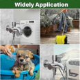 thumbnail image 4 of Double Garden Faucet, Washing Machine Faucet, Antifreeze Faucet, 1/2" Double Outlet Faucet Outlet, Outdoor Faucet, for Garden, Outdoor, Kitchen, Bath, 4 of 4