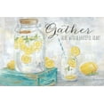 thumbnail image 2 of Coulter, Cynthia 18x13 White Modern Wood Framed Museum Art Print Titled - Gather Here Country Lemons Landscape, 2 of 4