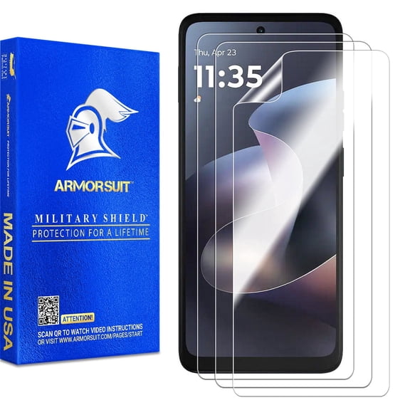 ArmorSuit 3 Pack for Motorola Moto G (2026) Screen Protector Case Friendly MilitaryShield HD Clear Film - Made in USA