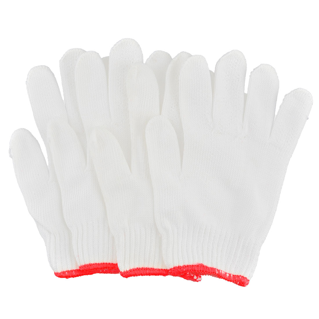 Carpenter Electrician Cotton Blends Stretch Cuff Working Gloves White 4 Pcs Walmart Canada
