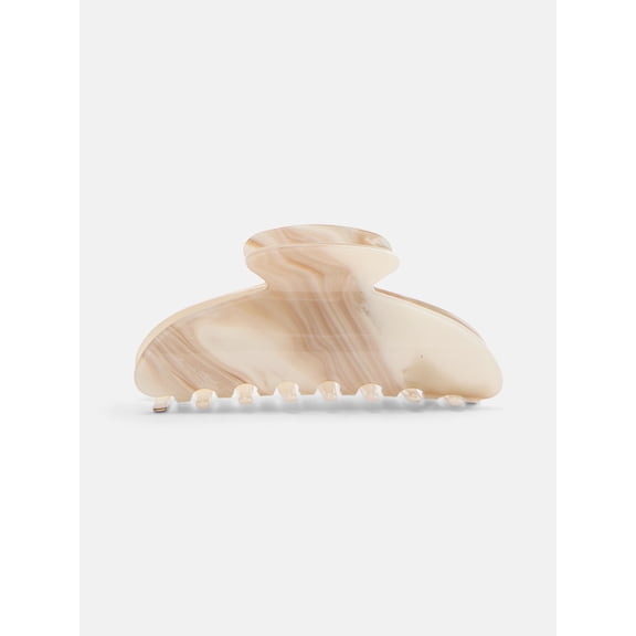 Scenario Women's Rounded Rectangle Hair Claw Clip, Gold-Tone