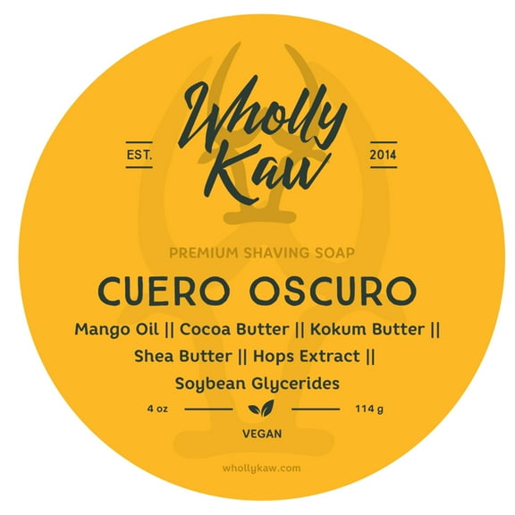 Cuero Oscuro Shaving Soap