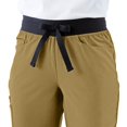 thumbnail image 4 of ave. Coastal Women's Seven Pocket Bootcut Scrub Pant in Khaki, 4XL, 4 of 6