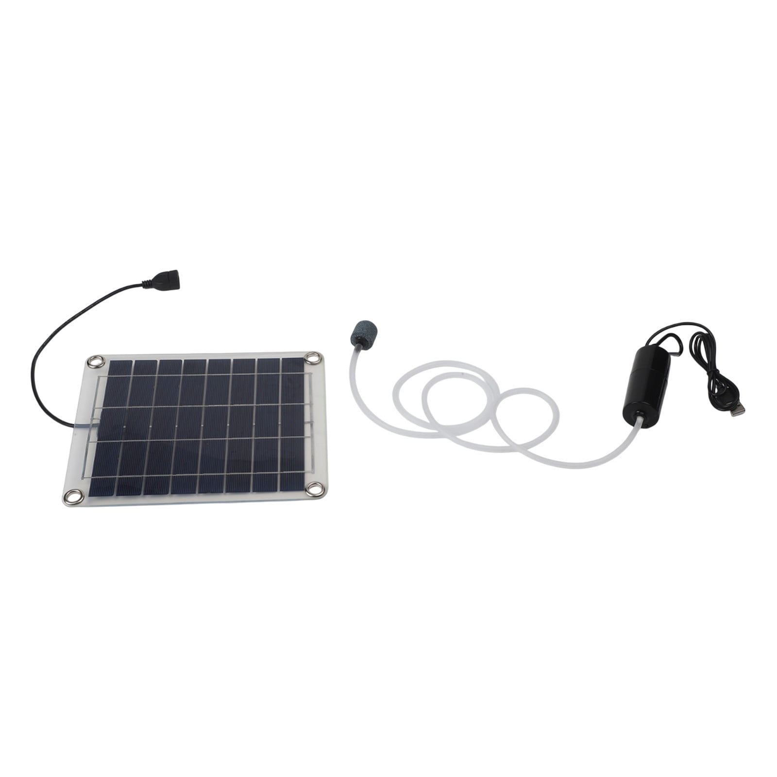 20W Outdoor Aquarium Fish Tank Oxygen Air Pump Portable Solar USB Oxygen Pump