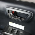 thumbnail image 6 of TINKI for Toyot@ Tacoma 2015 2016 2017 2018 2019 2020 2021 2022 2023 Soft Carbon Fiber 3D Sticker Inner Door Handle Trim Interior Car Accessories, 6 of 7