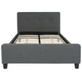 thumbnail image 2 of Flash Furniture Tribeca Full Size Tufted Upholstered Platform Bed in Dark Gray Fabric, 2 of 5