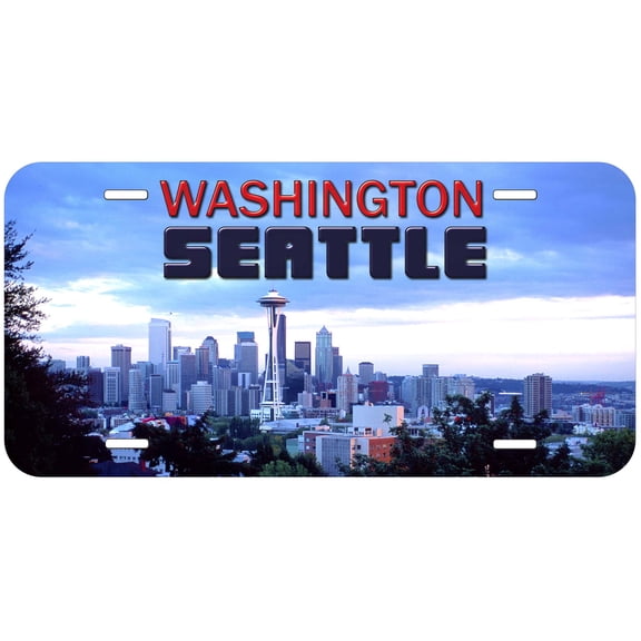 Seattle WA TAG01 Novelty Car Auto License Plate