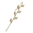 thumbnail image 1 of Women Ear Climber Lightning Crystal Snowflake Ear Wrap Crawler Leaf Ear Crawler, 1 of 10