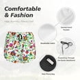 thumbnail image 4 of Balery Paisley Pantalones cortos deportivos para mujer con forro y dos bolsillos, elásticos, para entrenamiento, gimnasio, yoga-Small, 4 of 7