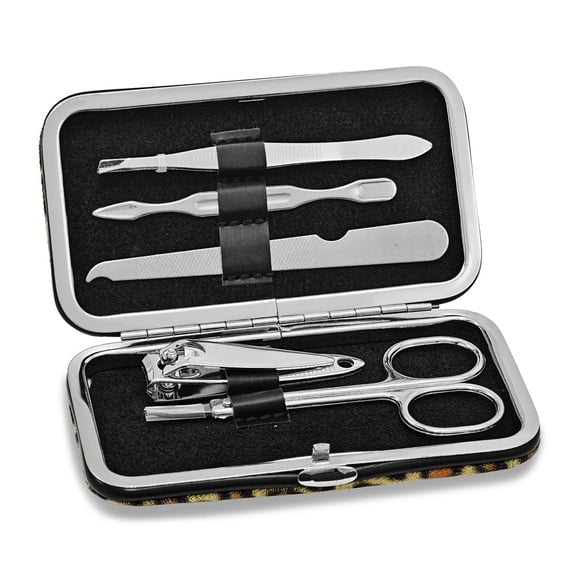 FB Jewels Leopard Print Case Manicure Set