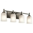 thumbnail image 3 of 45575OZ Kichler Lighting Shailene - 4 Light Bath Vanity Approved for Damp Locations - with Transitional inspirations - 8.25 inches tall by 29.5 inches, 3 of 3
