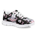thumbnail image 2 of Pzuqiu Art Floral Horse Girls Tennis Shoes Size 11 Little Girls Butterfly Sneakers Black Lace Up Breathable Running Shoes Lightweight Causal Walking Shoes, 2 of 5
