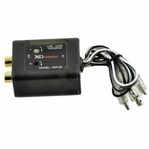 XO Vision ANF-25 Line Level Speaker To RCA Converter