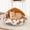 Coffee 40cmx40cm, variant on Warm Pet House Dog Tent Slip Bottom Cushion Comfortable Nest, Self Warming Calming Hut Cave Cat Bed for Kitten Sleeping Small Medium 50cmx50cm