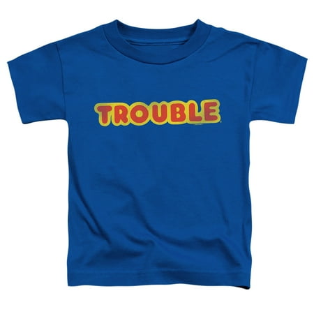 

Trouble Logo S/S Toddler T-Shirt Royal Blue