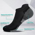 thumbnail image 3 of CAILDANL Athletic Running Ankle Socks, Low Cut Cushioned Anti-Blister Tab Sports Socks Men Women 6Pairs, 3 of 6